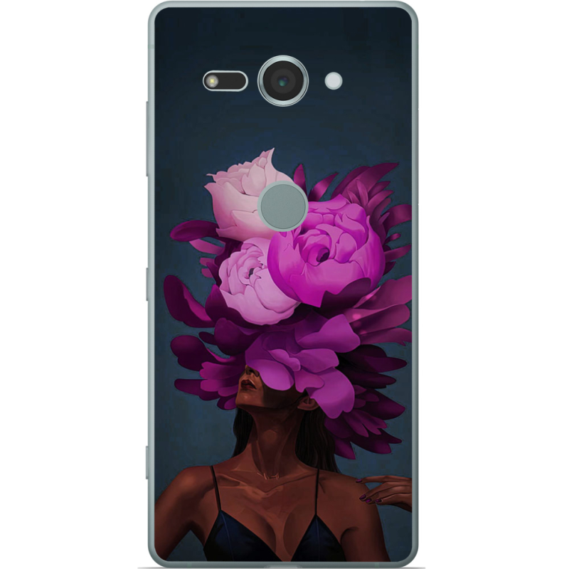 Чехол Uprint Sony Xperia XZ2 Compact H8324 Exquisite Purple Flowers