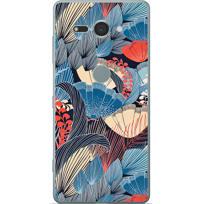 Чехол Uprint Sony Xperia XZ2 Compact H8324 Blue Herb