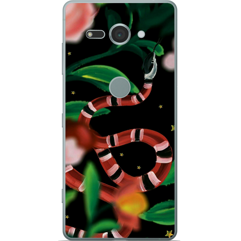 Чехол Uprint Sony Xperia XZ2 Compact H8324 Red Snake