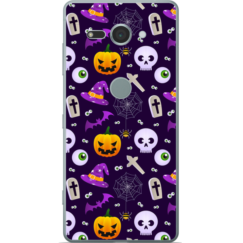 Чехол Uprint Sony Xperia XZ2 Compact H8324 Halloween Purple Mood