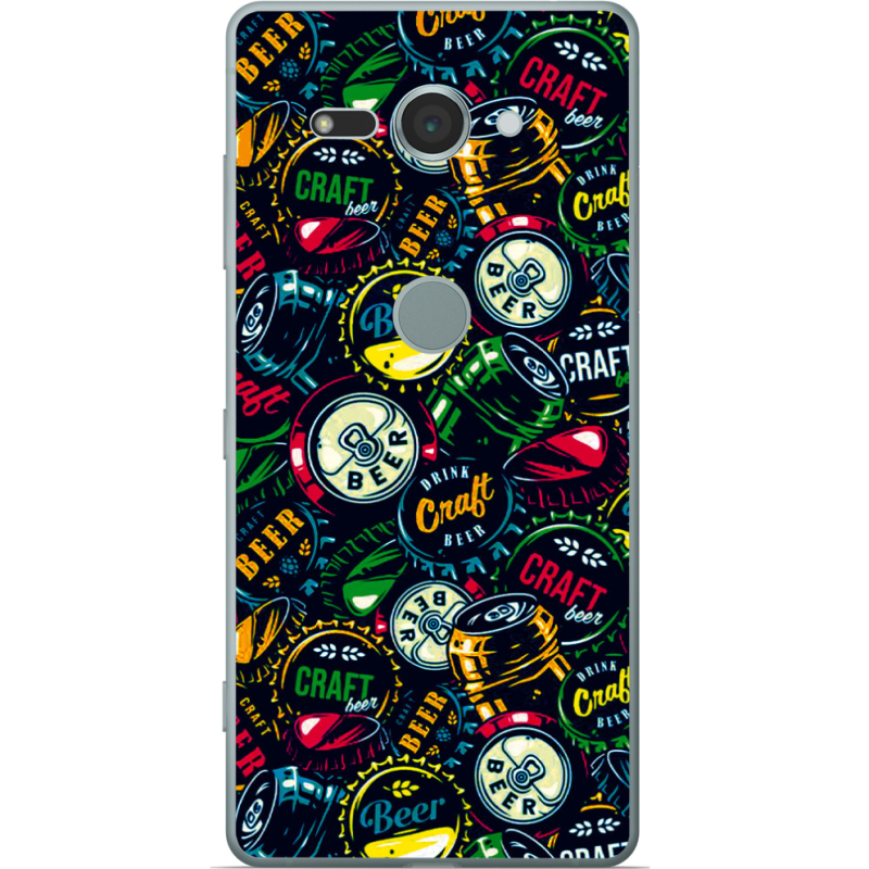 Чехол Uprint Sony Xperia XZ2 Compact H8324 Bottle Caps