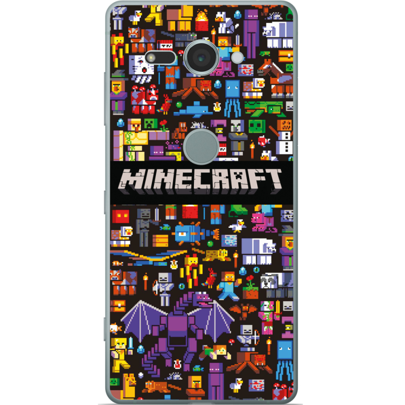 Чехол Uprint Sony Xperia XZ2 Compact H8324 Minecraft Mobbery