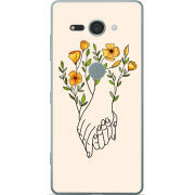 Чехол Uprint Sony Xperia XZ2 Compact H8324 Flower Hands