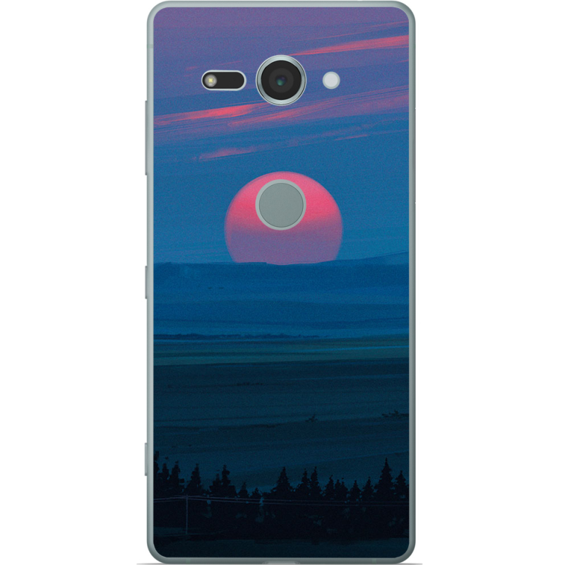 Чехол Uprint Sony Xperia XZ2 Compact H8324 Cold Red Light