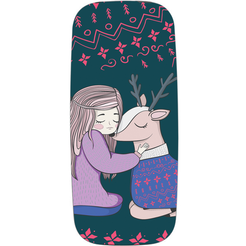 Чехол Uprint Nokia 105 2017 Girl and deer