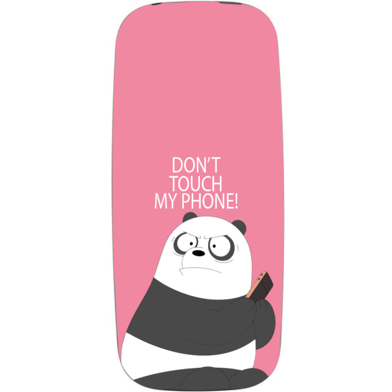 Чехол Uprint Nokia 105 2017 Dont Touch My Phone Panda