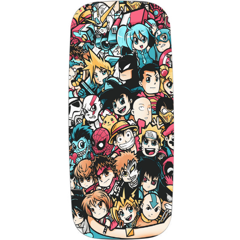 Чехол Uprint Nokia 105 2017 Anime Stickers