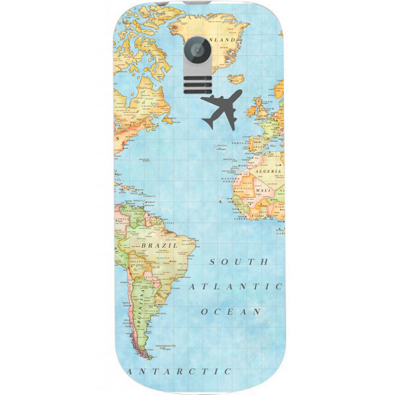 Чехол Uprint Nokia 130 2017 Карта