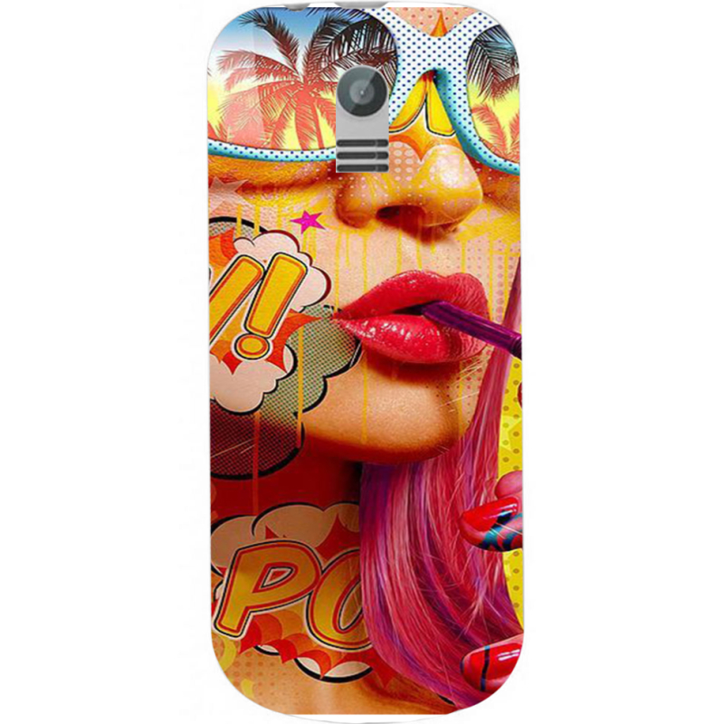 Чехол Uprint Nokia 130 2017 Yellow Girl Pop Art