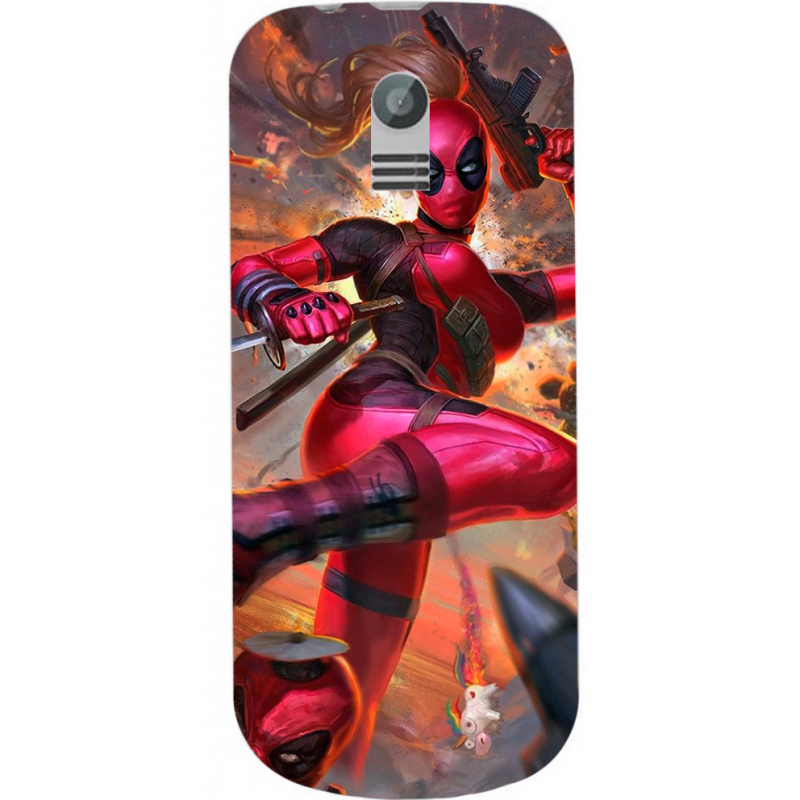 Чехол Uprint Nokia 130 2017 Woman Deadpool