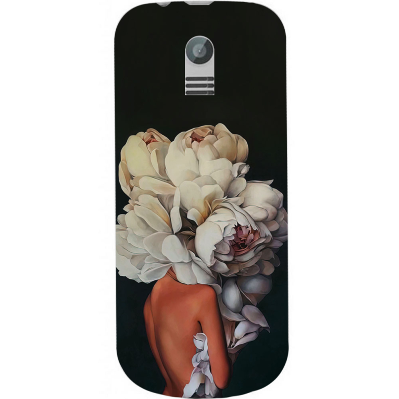 Чехол Uprint Nokia 130 2017 Exquisite White Flowers