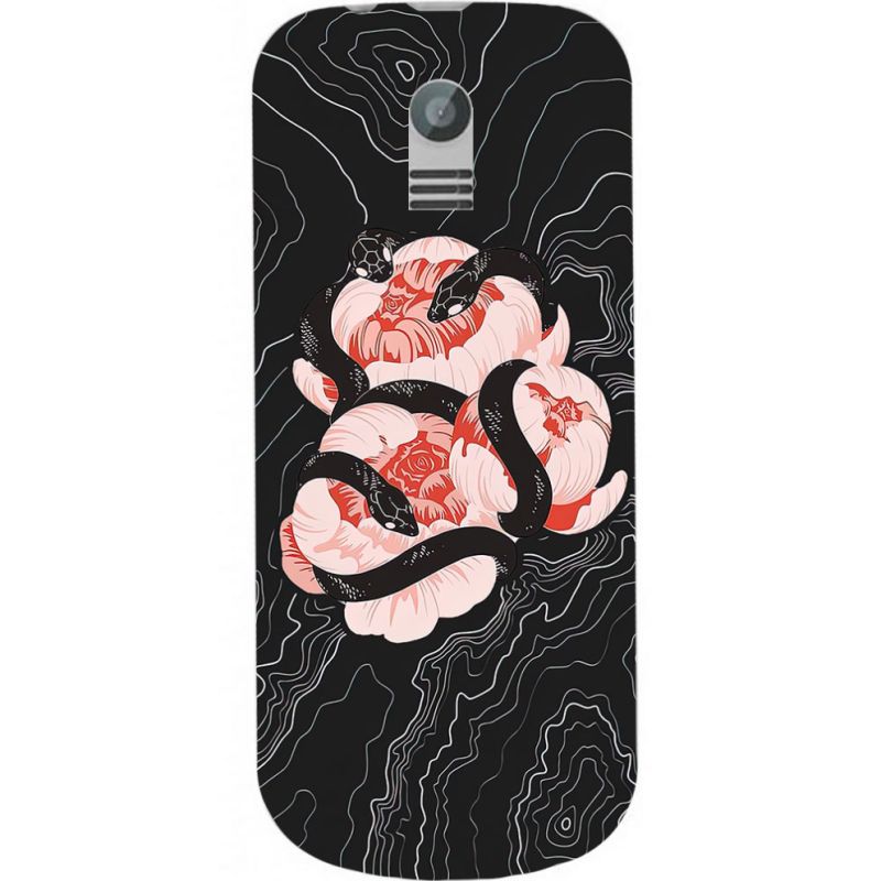 Чехол Uprint Nokia 130 2017 Snake Rose