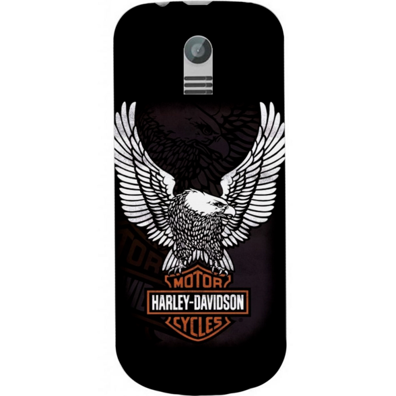 Чехол Uprint Nokia 130 2017 Harley Davidson and eagle