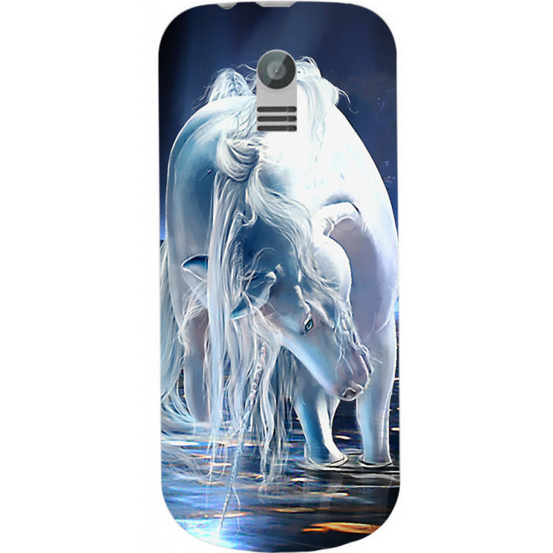 Чехол Uprint Nokia 130 2017 White Horse