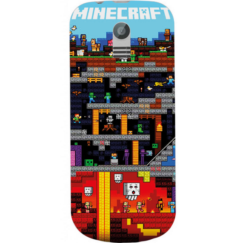 Чехол Uprint Nokia 130 2017 Minecraft Lode Runner