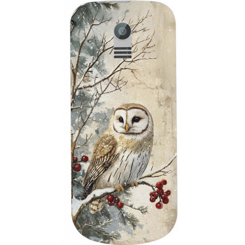 Чехол Uprint Nokia 130 2017 Christmas Owl