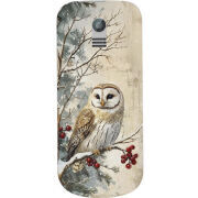 Чехол Uprint Nokia 130 2017 Christmas Owl
