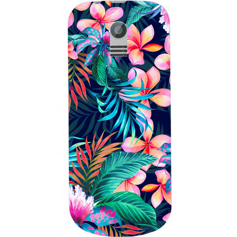 Чехол Uprint Nokia 130 2017 flowers in the tropics