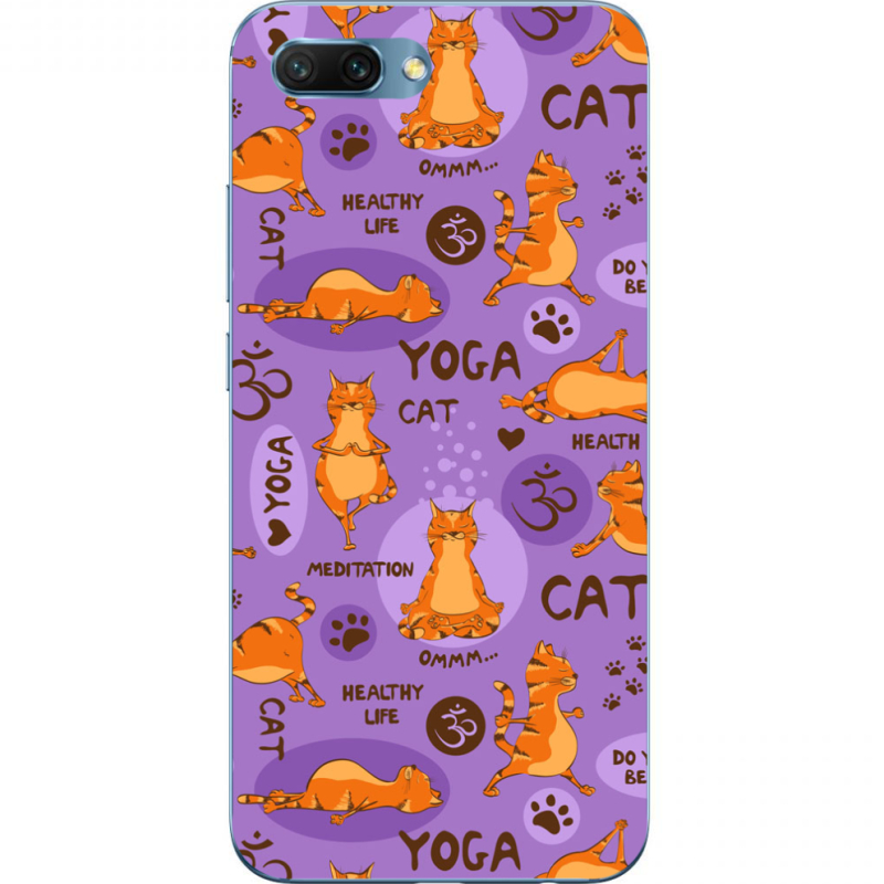 Чехол Uprint Huawei Honor 10 Yoga Cat