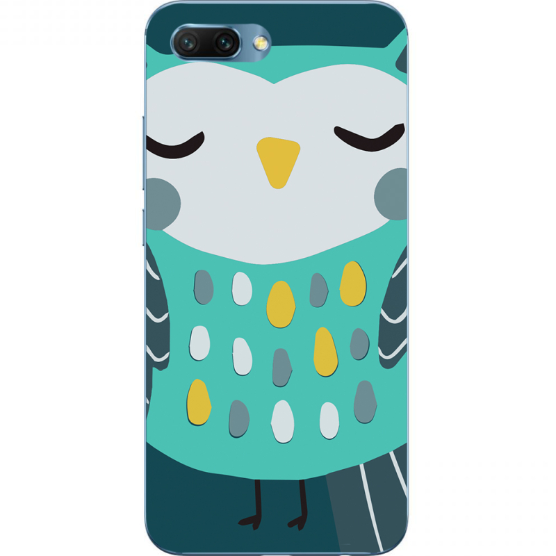 Чехол Uprint Huawei Honor 10 Green Owl