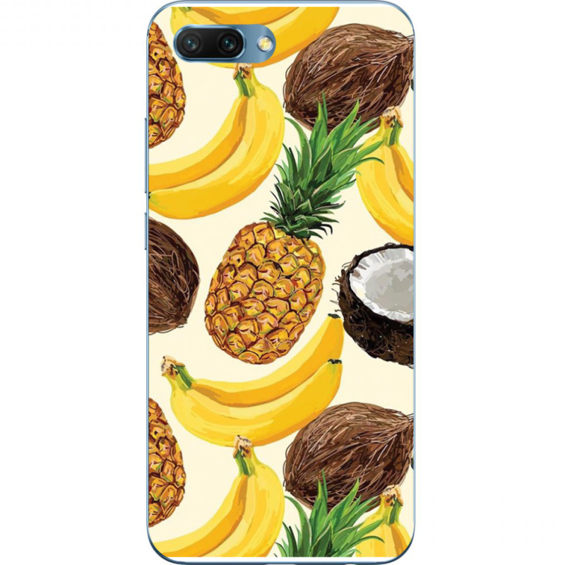Чехол Uprint Huawei Honor 10 Tropical Fruits