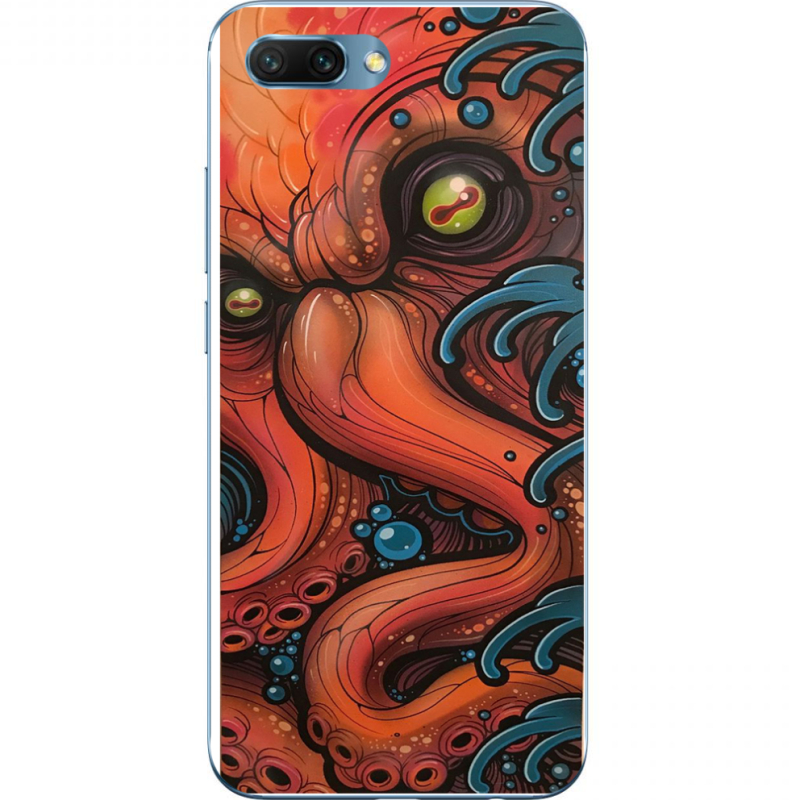 Чехол Uprint Huawei Honor 10 Octopus