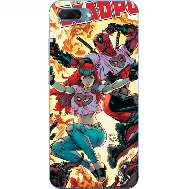 Чехол Uprint Huawei Honor 10 Deadpool and Mary Jane