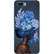 Чехол Uprint Huawei Honor 10 Exquisite Blue Flowers
