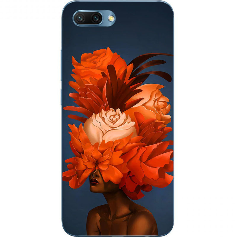 Чехол Uprint Huawei Honor 10 Exquisite Orange Flowers