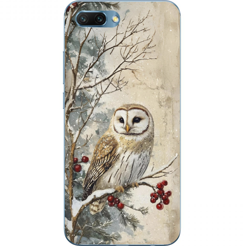 Чехол Uprint Huawei Honor 10 Christmas Owl