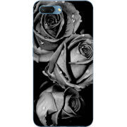 Чехол Uprint Huawei Honor 10 Black and White Roses