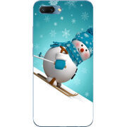 Чехол Uprint Huawei Honor 10 Skier Snowman