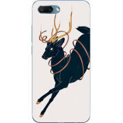 Чехол Uprint Huawei Honor 10 Black Deer