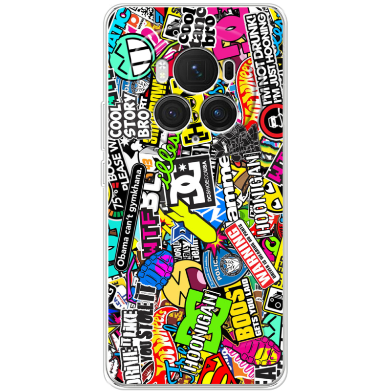 Чехол BoxFace Honor Magic 6 Pro Multicolored Inscriptions