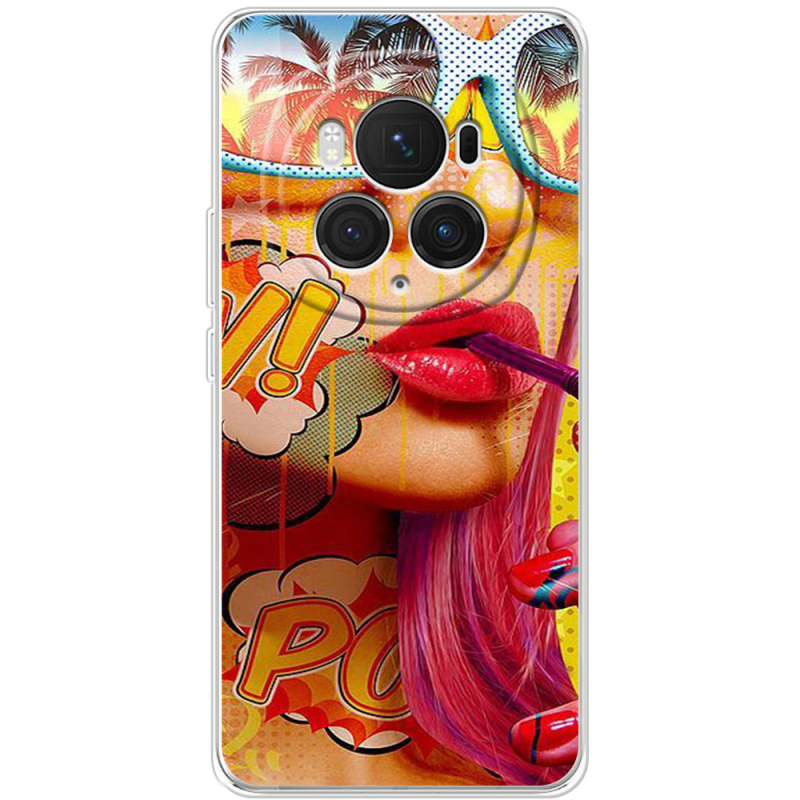 Чехол BoxFace Honor Magic 6 Pro Yellow Girl Pop Art