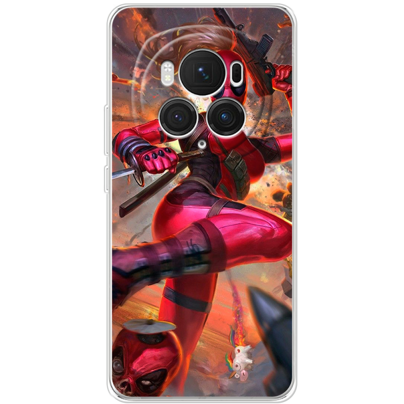 Чехол BoxFace Honor Magic 6 Pro Woman Deadpool