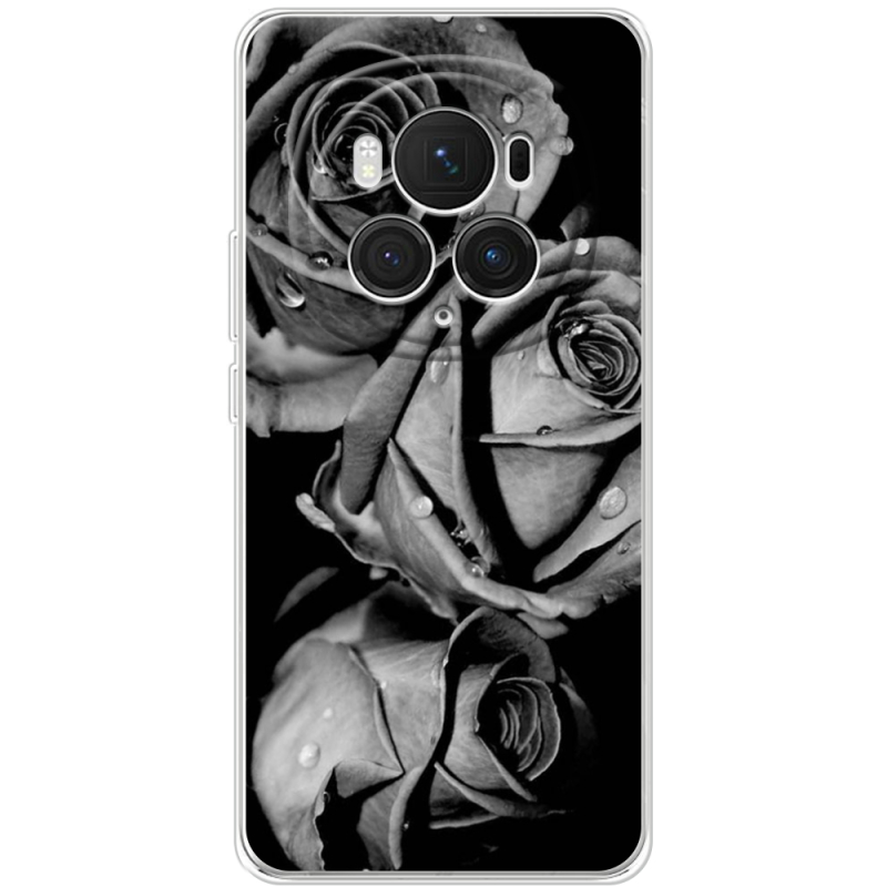 Чехол BoxFace Honor Magic 6 Pro Black and White Roses