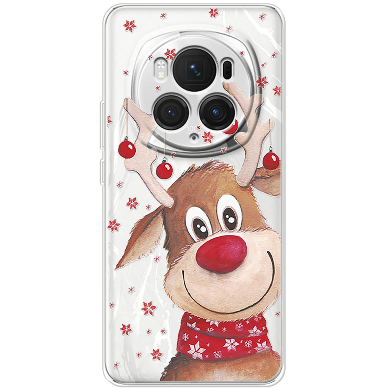 Прозрачный чехол BoxFace Honor Magic 6 Pro Winter Deer