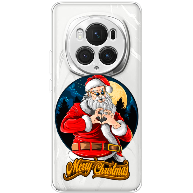 Прозрачный чехол BoxFace Honor Magic 6 Pro Cool Santa