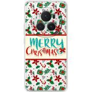 Прозрачный чехол BoxFace Honor Magic 6 Pro Vintage Christmas Pattern