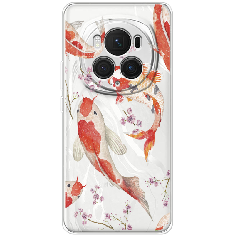 Прозрачный чехол BoxFace Honor Magic 6 Pro Japanese Koi Fish