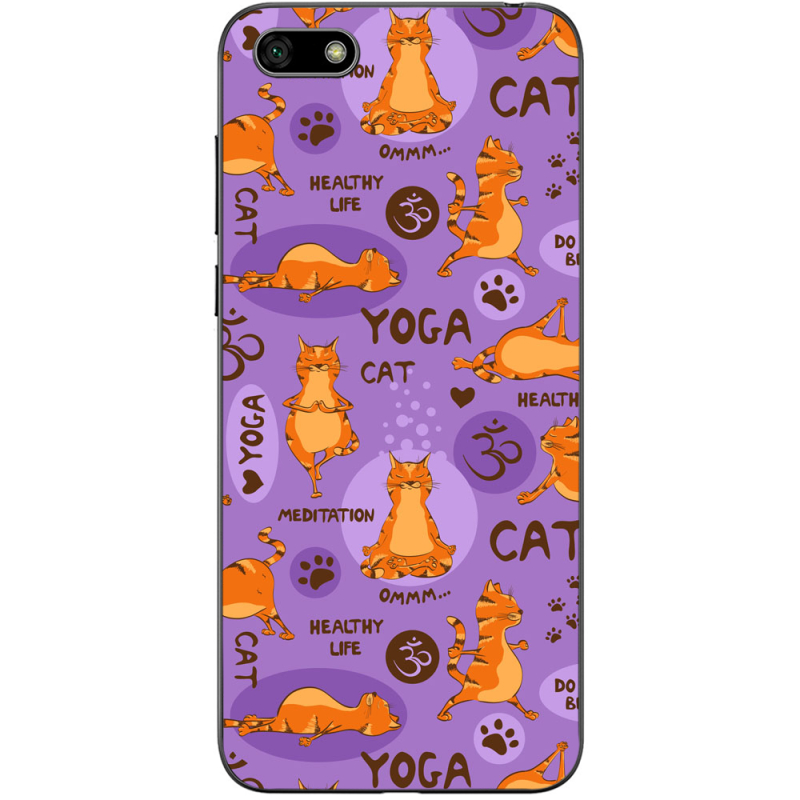 Чехол Uprint Huawei Y5 2018 / Honor 7A Yoga Cat