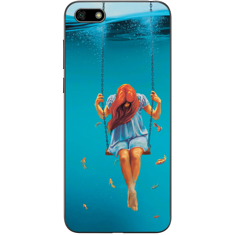 Чехол Uprint Huawei Y5 2018 / Honor 7A Girl In The Sea