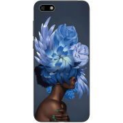 Чехол Uprint Huawei Y5 2018 / Honor 7A Exquisite Blue Flowers