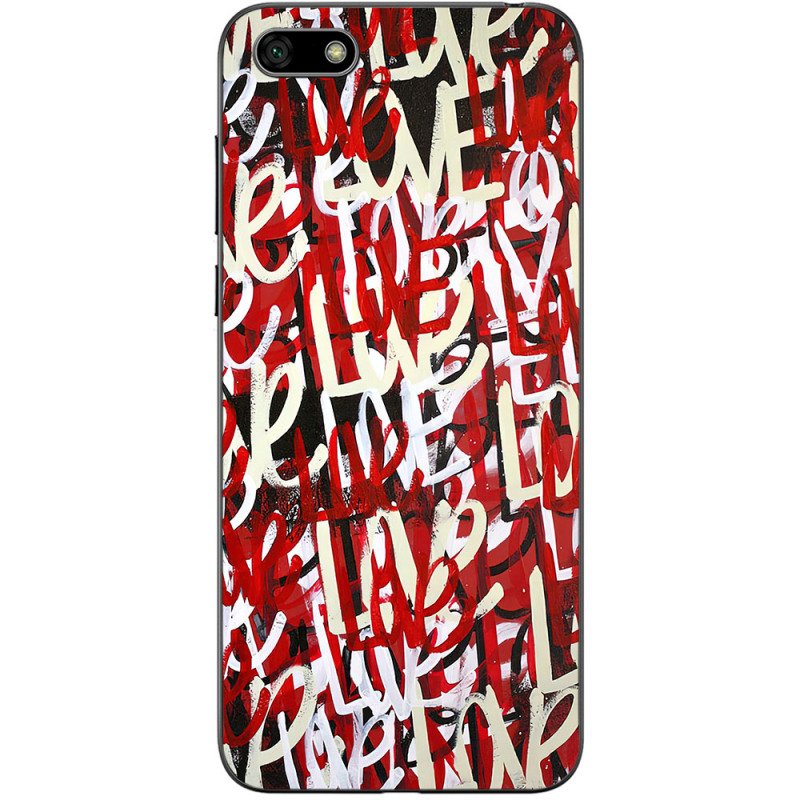 Чехол Uprint Huawei Y5 2018 / Honor 7A Love Graffiti