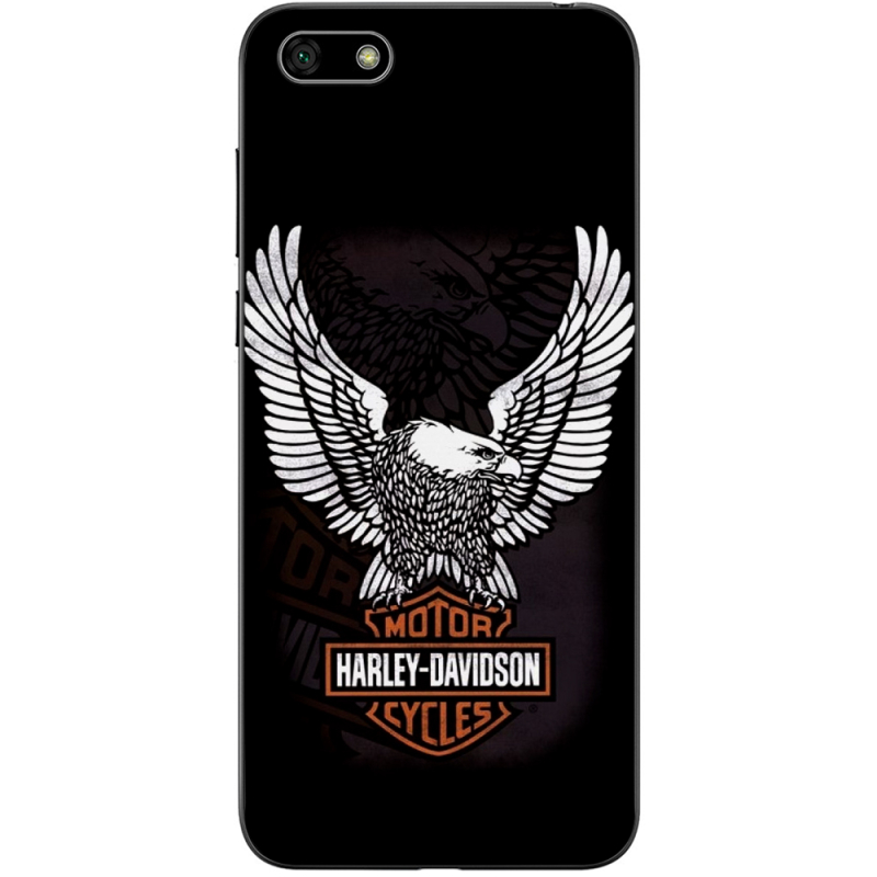 Чехол Uprint Huawei Y5 2018 / Honor 7A Harley Davidson and eagle