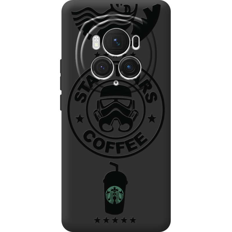 Черный чехол BoxFace Honor Magic 6 Pro Dark Coffee