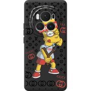 Черный чехол BoxFace Honor Magic 6 Pro Yellow Fun