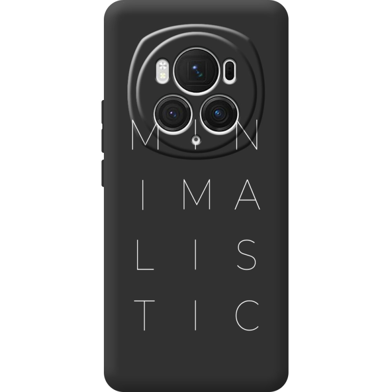 Черный чехол BoxFace Honor Magic 6 Pro Minimalistic