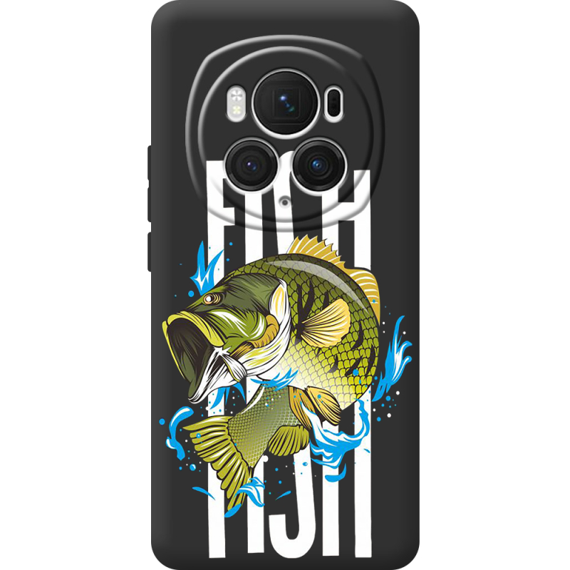 Черный чехол BoxFace Honor Magic 6 Pro Fish